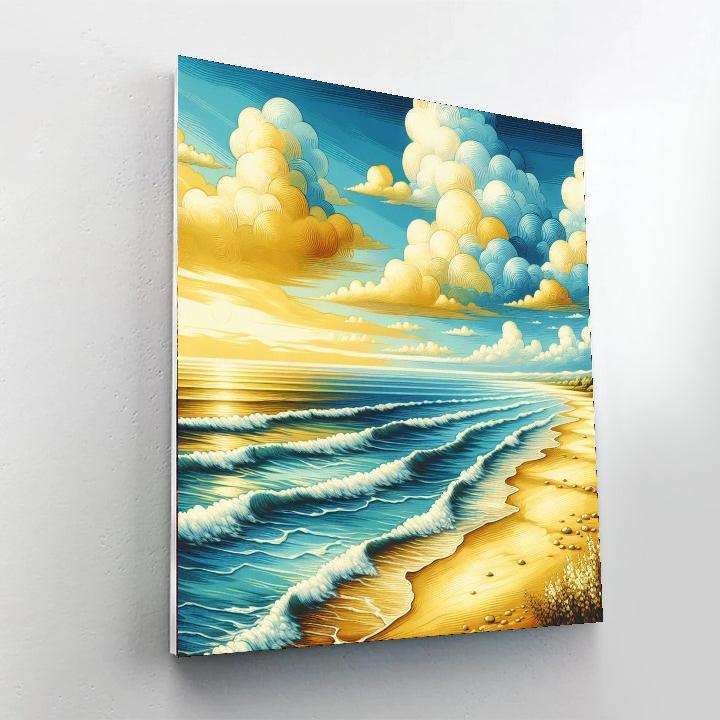 Sunlit Coastal Bliss Paint By Numbers Kits