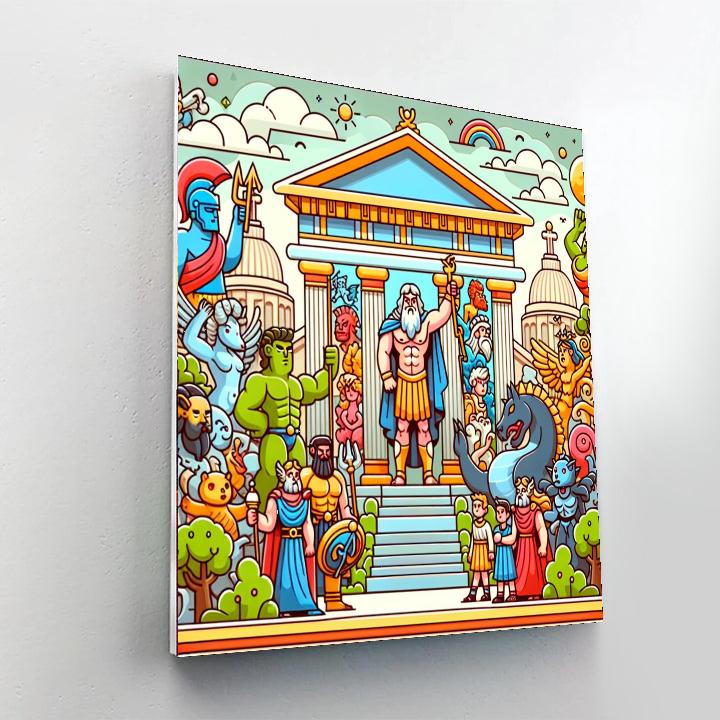 Ancient Greece Quest Paint By Numbers