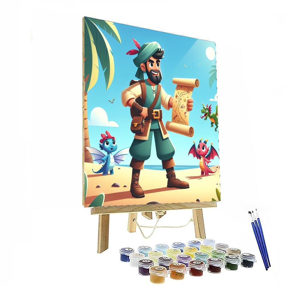 Colorful Fantasy Island Numbered Painting Kits