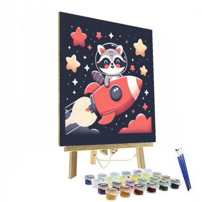 Rocket Raccoon Painting Number Kit