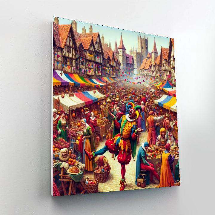 Medieval Festival Fun Number Painting