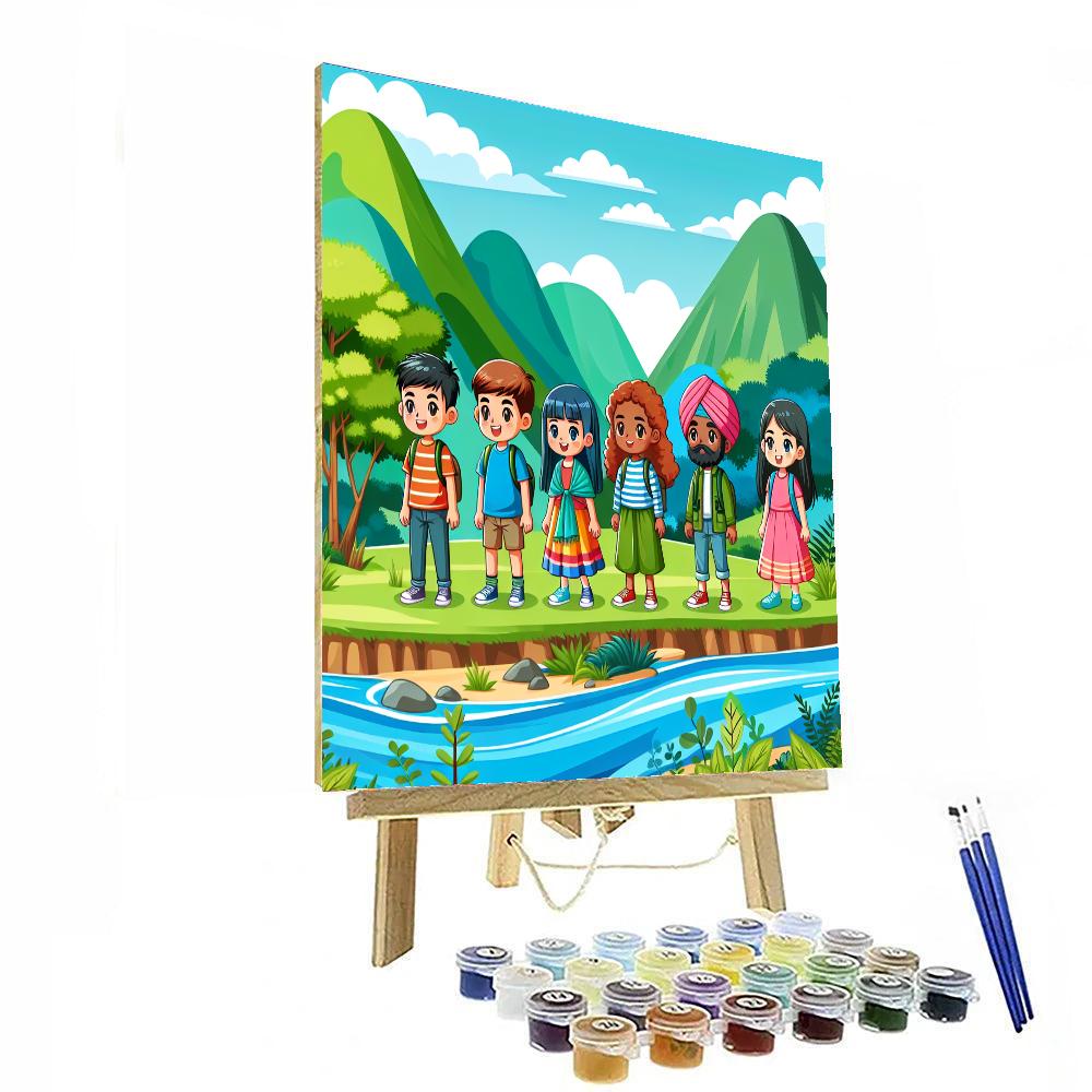 Nature Explorer's Haven DIY Paint By Numbers