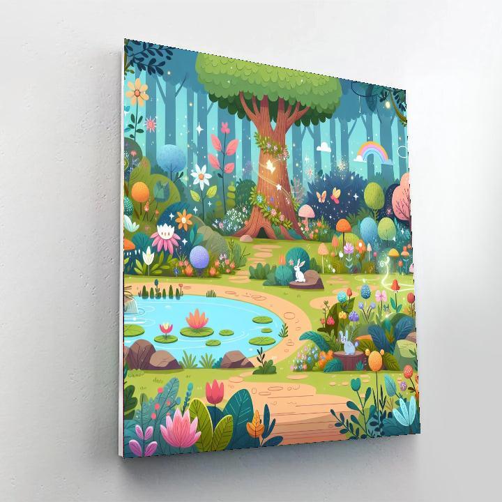 Secret Garden Fantasy Number Painting