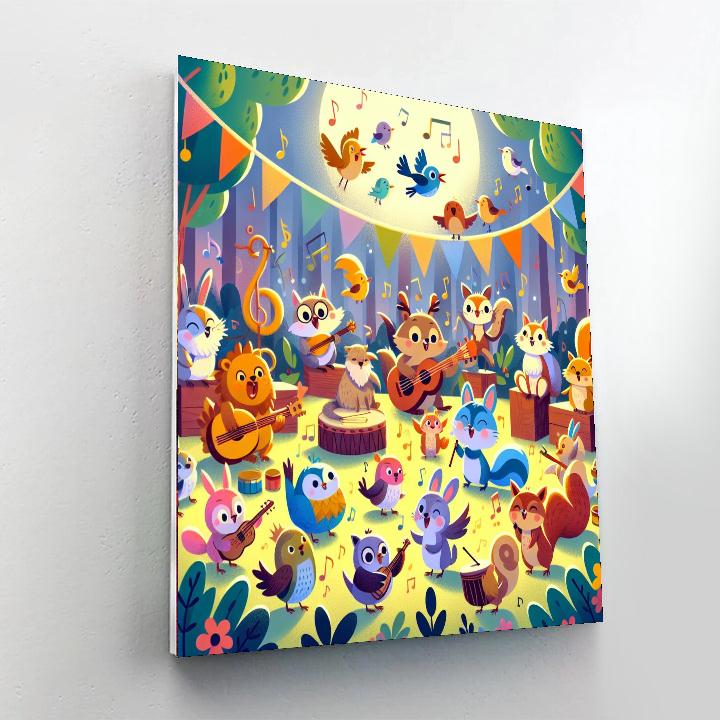 Mystical Garden Orchestra Paint By Numbers Art