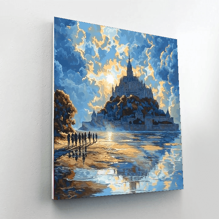 Mont-saint-michel - France DIY Paint By Numbers