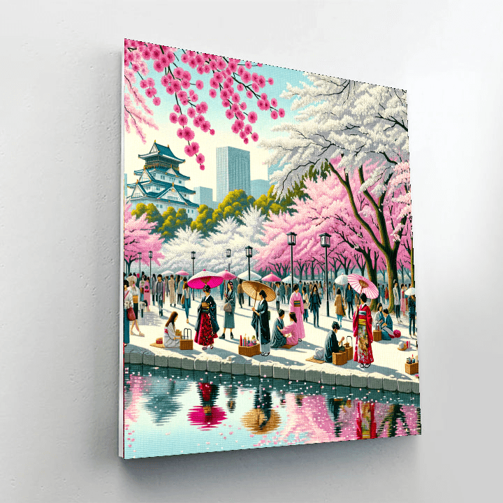 Cherry Blossom Festival - Usa Number Painting