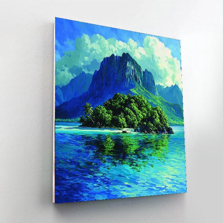 Paul Gauguin Inspired Mystic Island Dreamscape  Paint By Numbers Kits