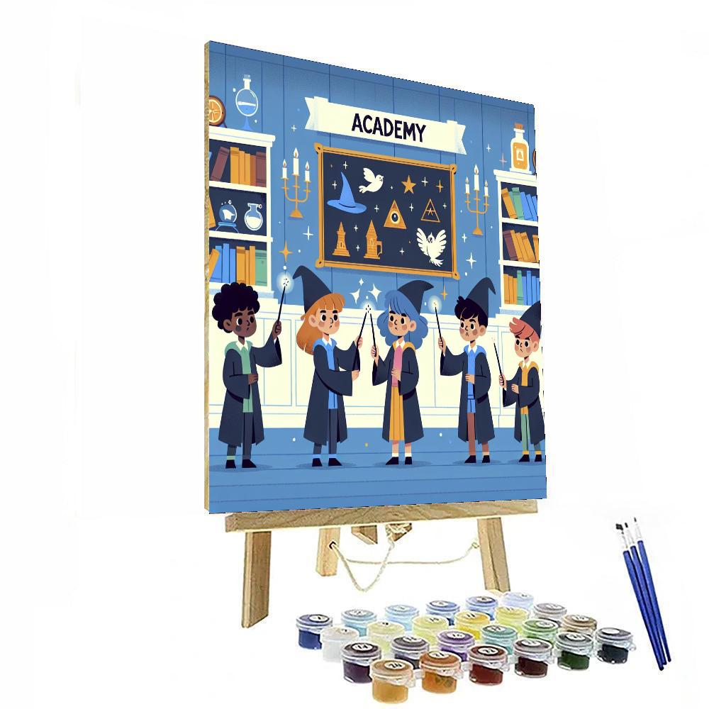 Wizard's Academy Number Painting