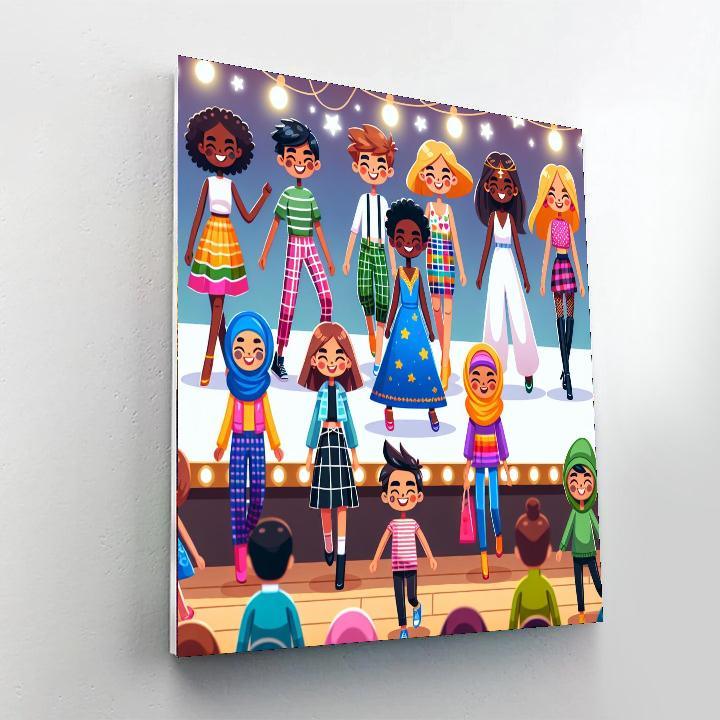 Fabulous Fashion Design Studio Paint By Numbers Kits