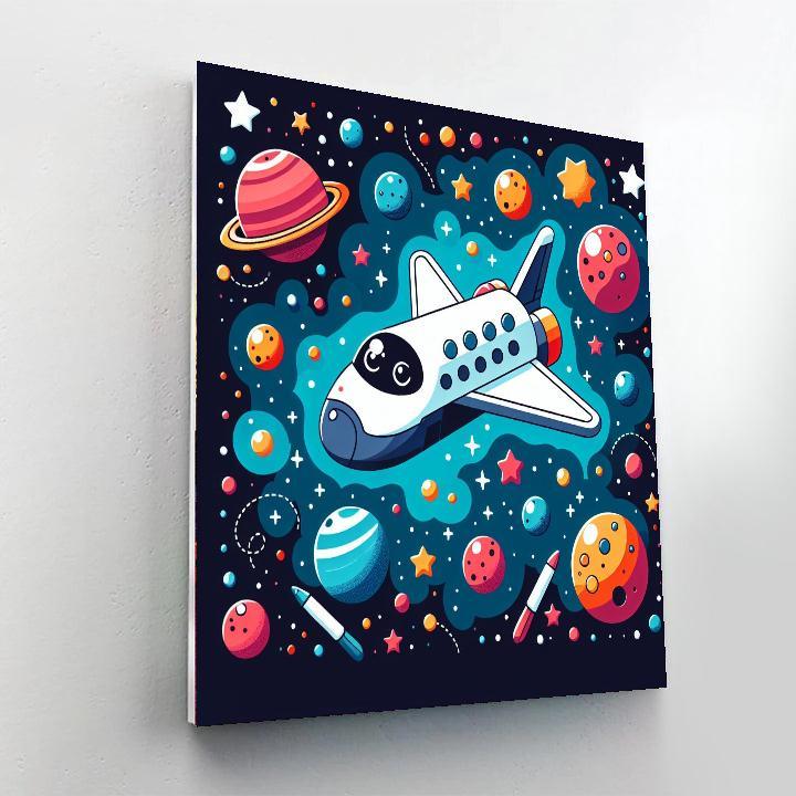 Space Mission Discovery DIY Paint By Numbers