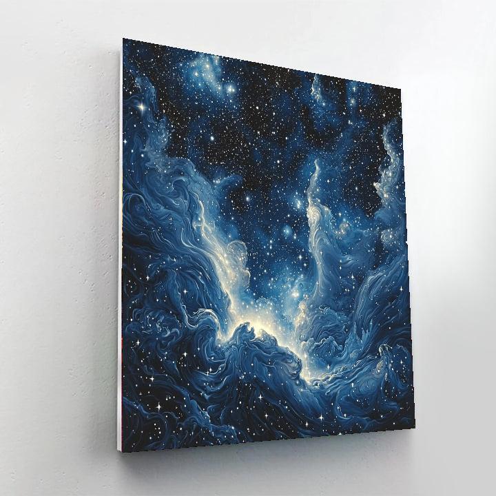 Michelangelo Inspired Aetherial Symphony  Paint By Number