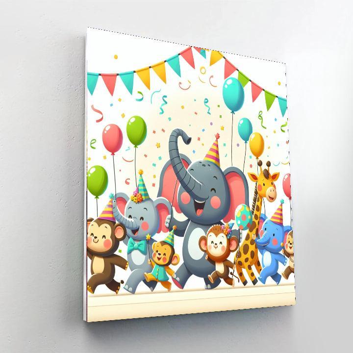 Animal Parade Spectacular Paint By Number