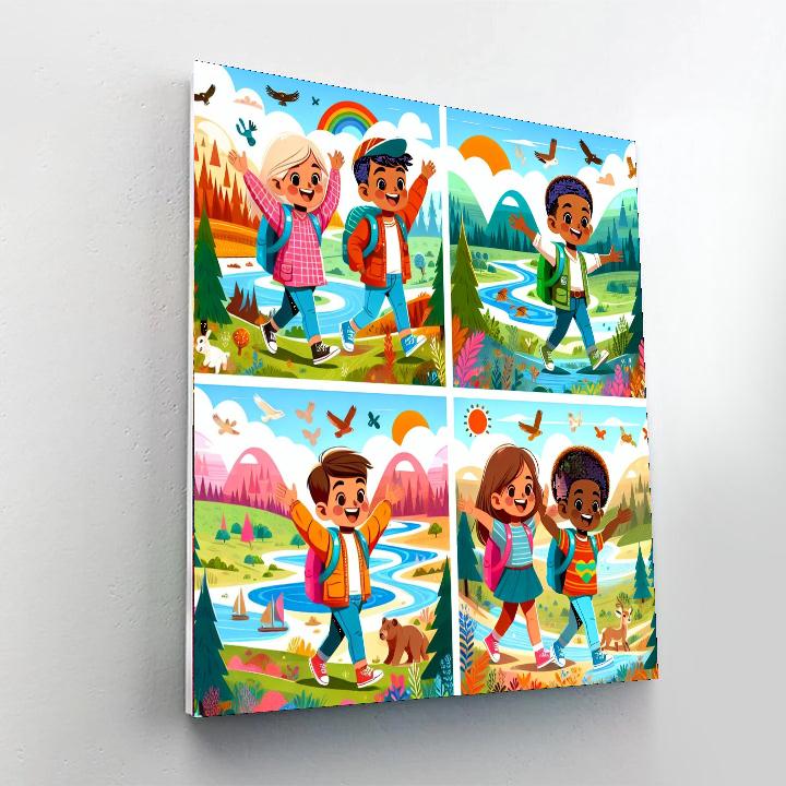 Nature Explorer's Journey Number Painting