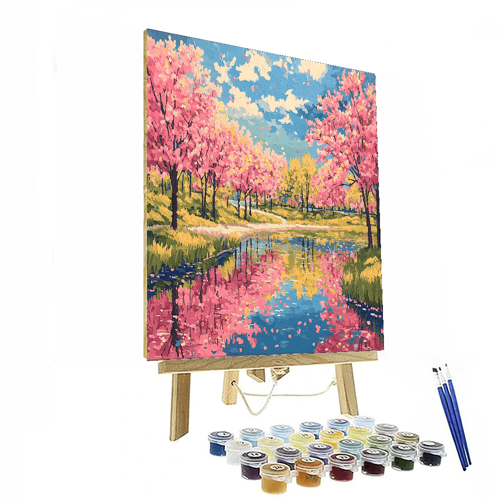 Claude Monet Inspired Colors Of Spring  Paint By Numbers Art