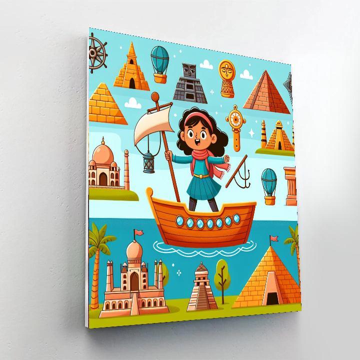 Historic Exploration Voyage Paint By Numbers Kits