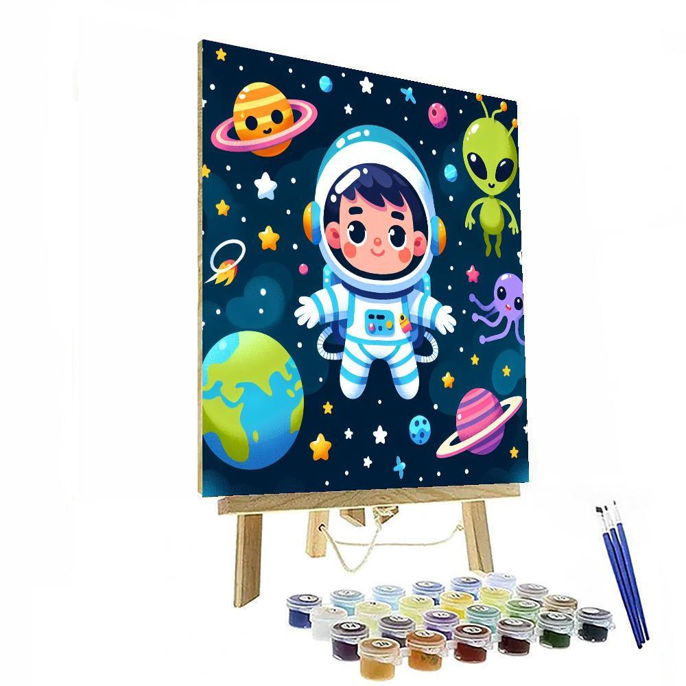 Galactic Space Expedition Paint By Numbers Kits