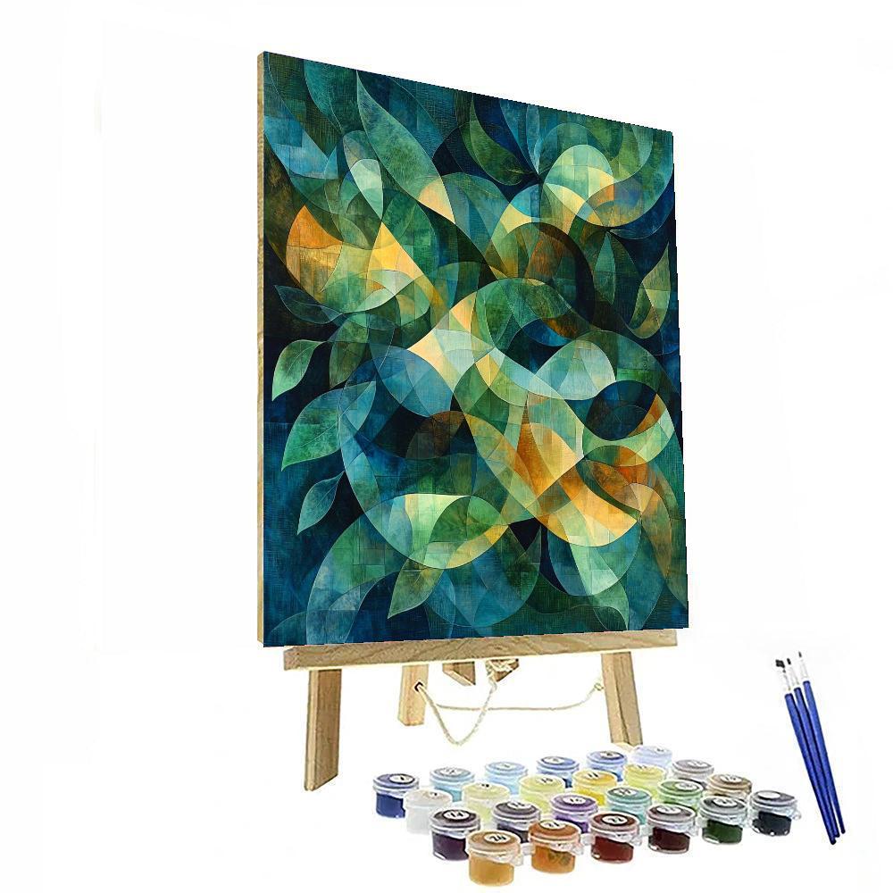 Max Ernst Inspired Mystical Wilderness  Paint By Numbers Kits