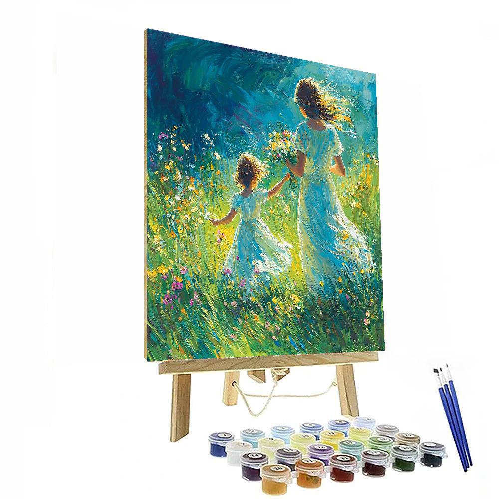 Mom And Me In Nature Paint By Number