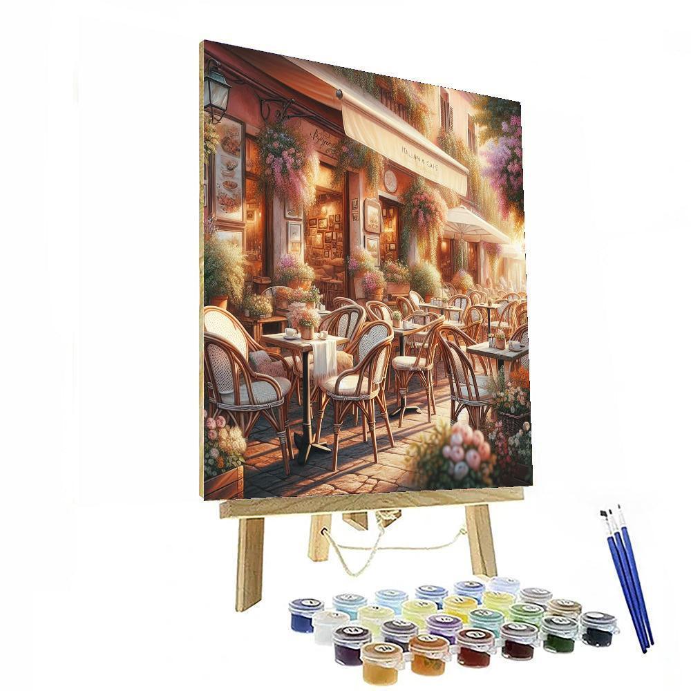Charming Italian Café Paint By Color