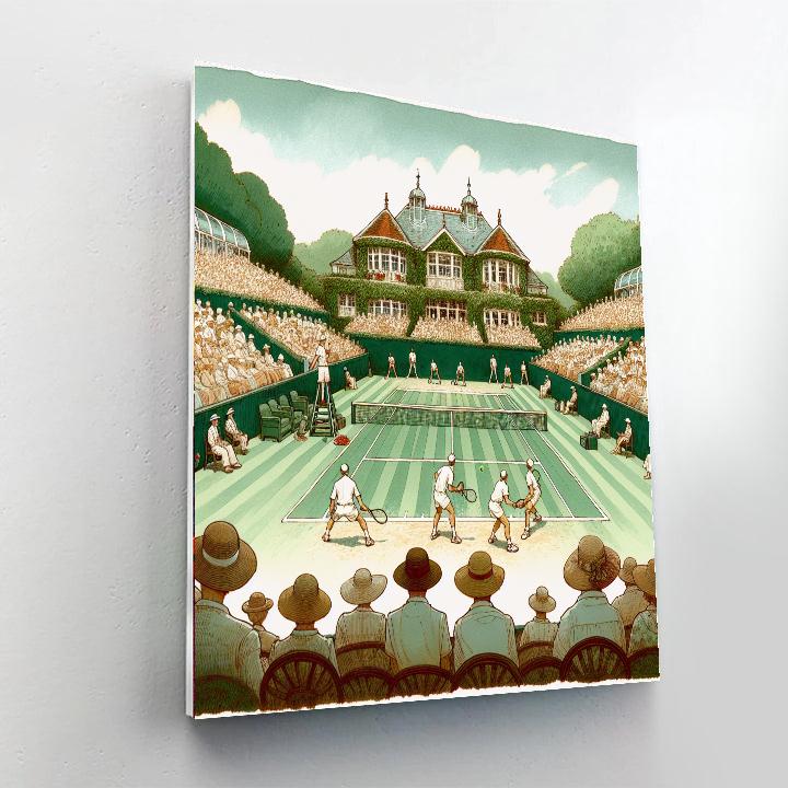 Wimbledon Lawn Tennis Championships - England Numbered Painting Kits