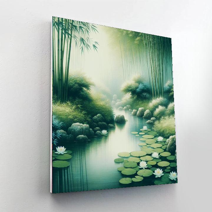 Mystic Eastern Garden Number Painting