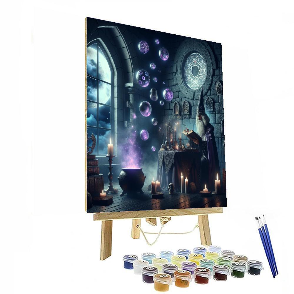 Fantastical Wizard's World Paint By Number