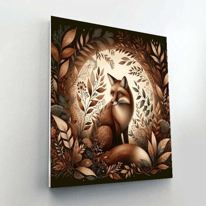 Fabled Fox Whispers DIY Paint By Numbers