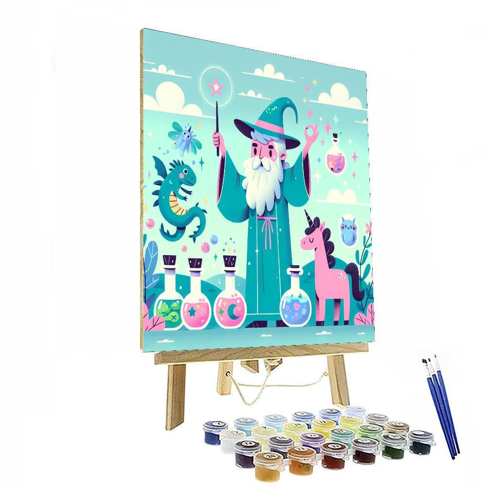 Magical Wizards Paint By Color