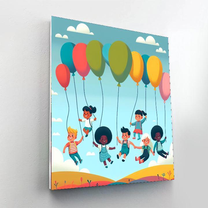 Balloon Adventure Paint By Number