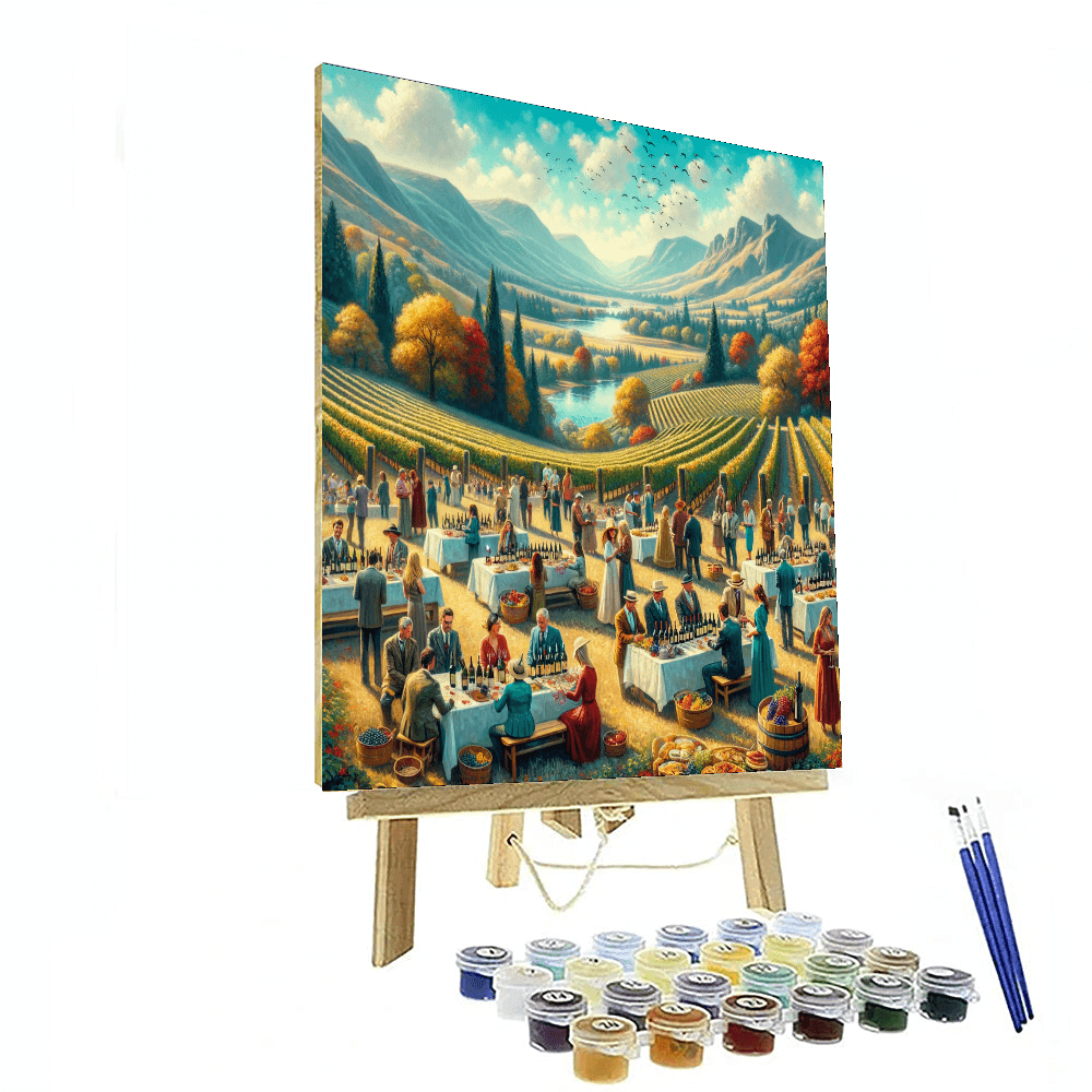 Okanagan Wine Festival - Canada Paint By Numbers Art