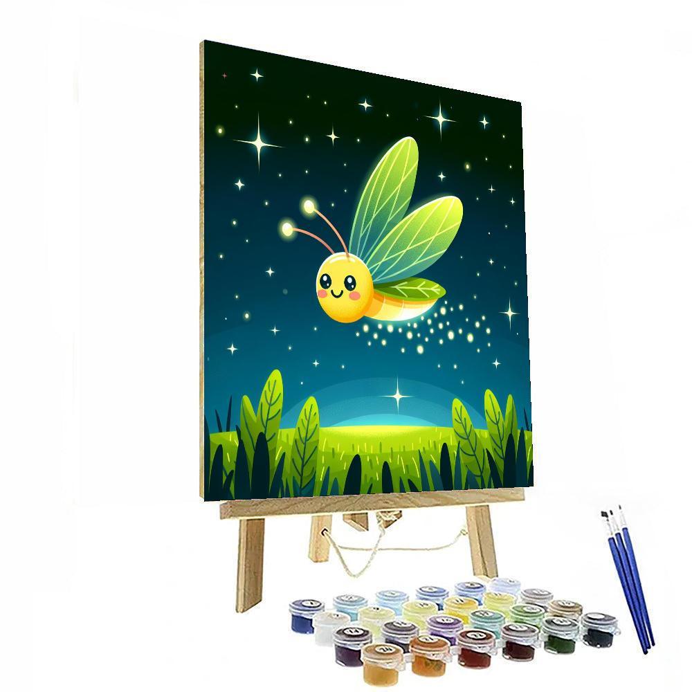 Cheerful Firefly Paint By Color