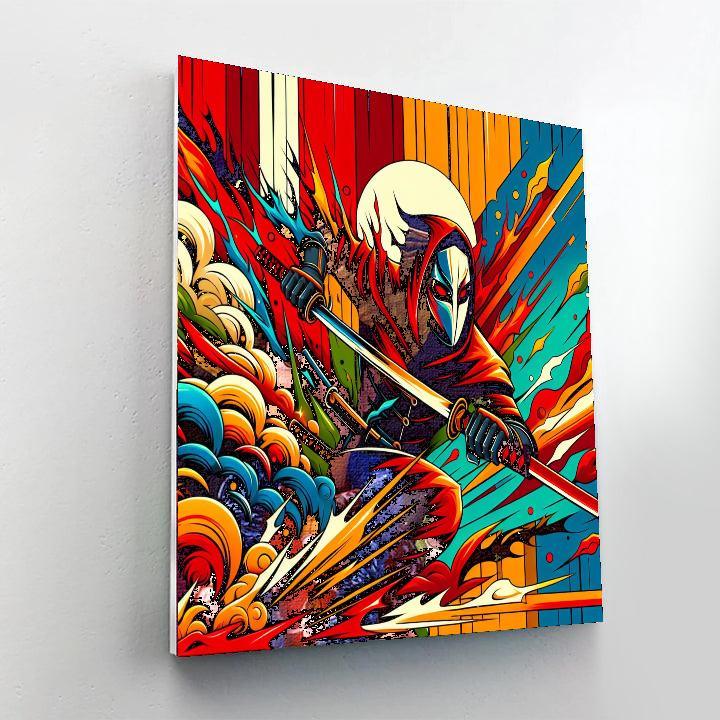 Deadpool's Mischief DIY Paint By Numbers