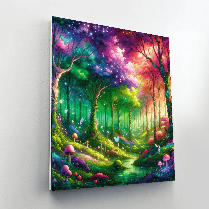 Fantasy Forest Escape - DIY Painting By Numbers Kit