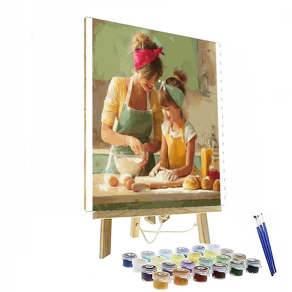 Moms Make The Best Memories Number Painting