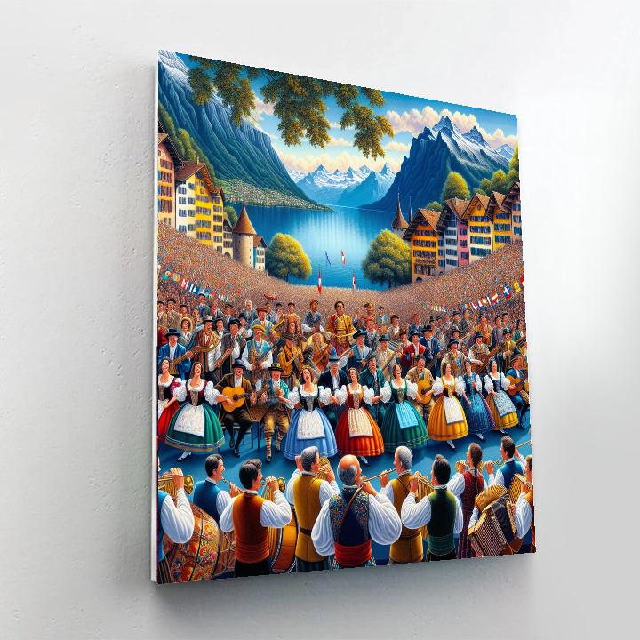 Fête Des Vignerons - Vevey, Switzerland Paint By Number