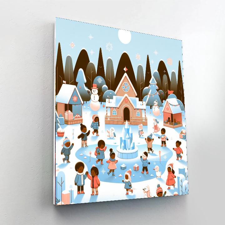 Frozen Fantasy Festival Number Painting