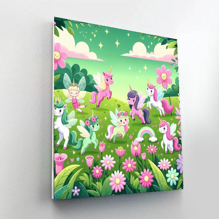 Meadow Of Mischief And Magic Paint By Numbers Art