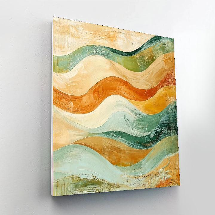 Nandalal Bose Inspired Serenity Of Ethereal Waves  Painting Number Kit