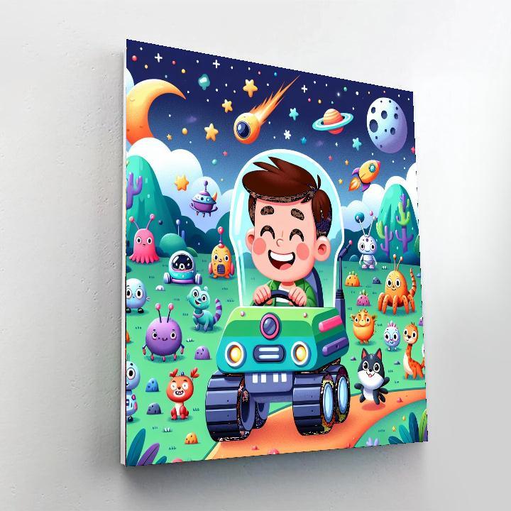 Galactic Zoo Safari Paint By Numbers Kits