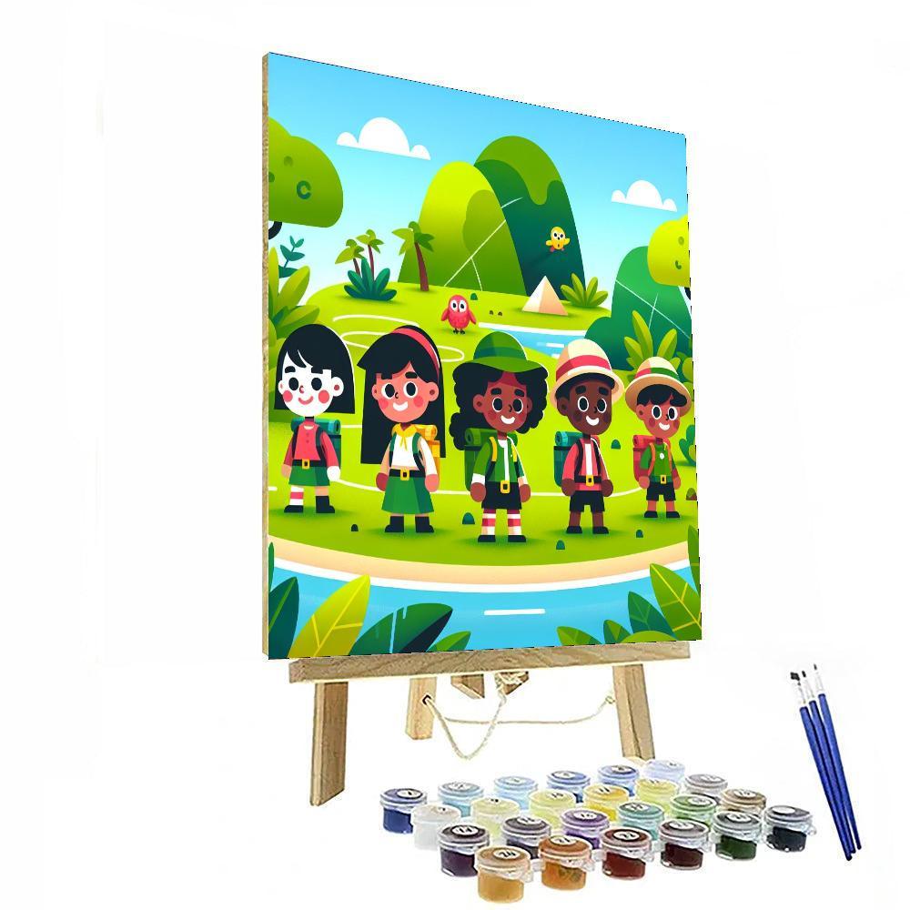 Island Exploration Paint By Numbers Art
