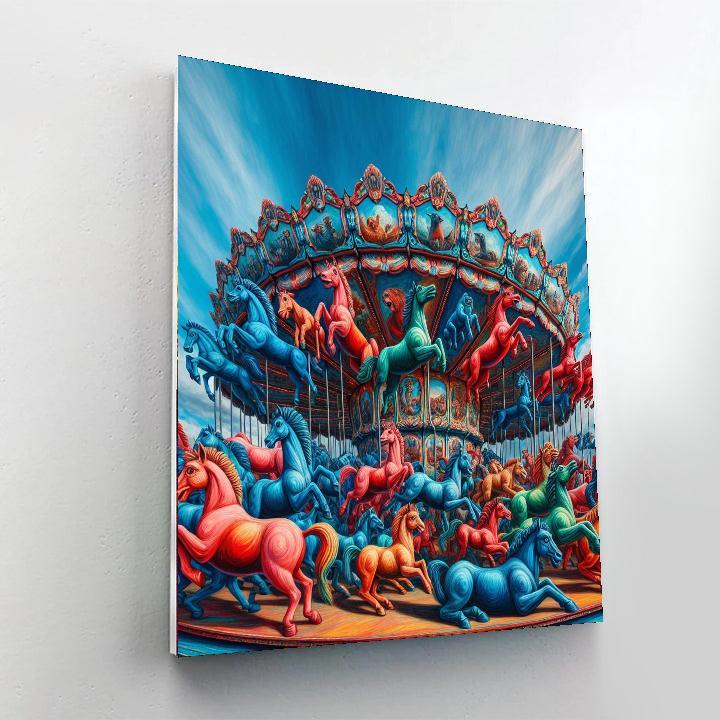 Merry-go-round Magic Paint By Color