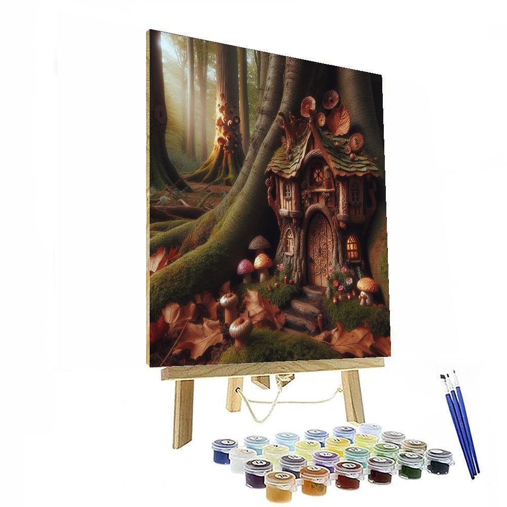 Forest Pixie Hideaway Paint By Numbers Kits
