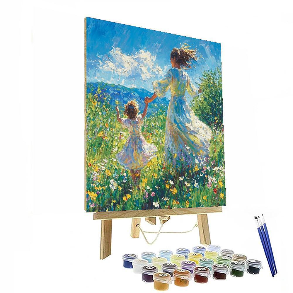 Frolicking In The Fields Painting Number Kit