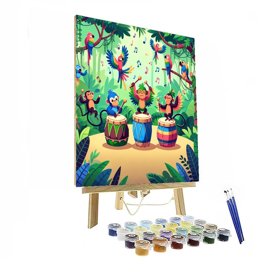 Tropical Rainforest Rhythm Paint By Numbers