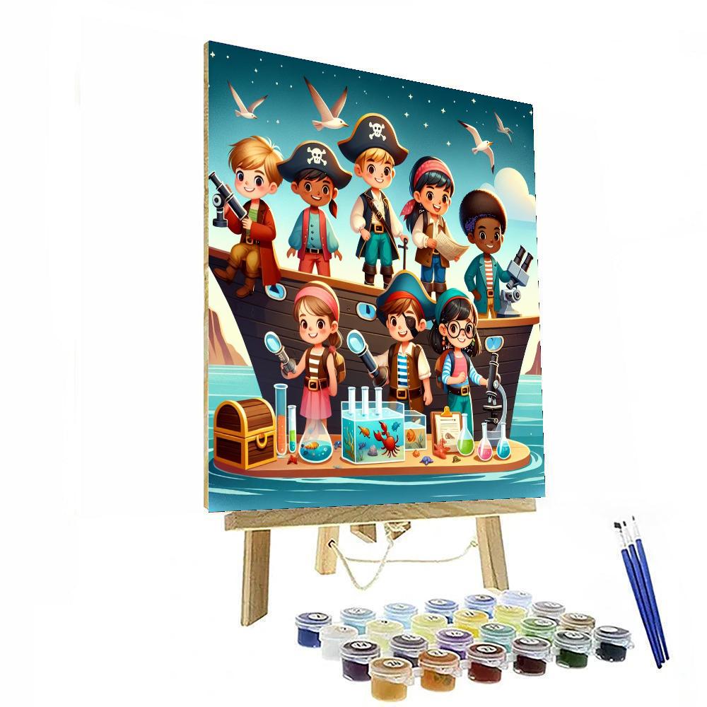 Pirate Science Expedition Paint By Number