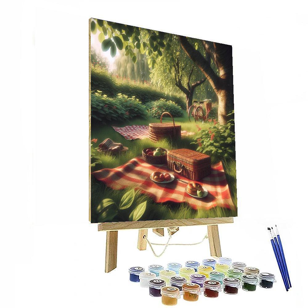Retro Summer Picnic Paint By Numbers Kits