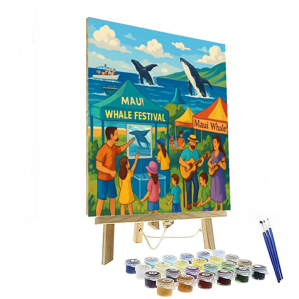 Maui Whale Festival - Usa Paint By Number