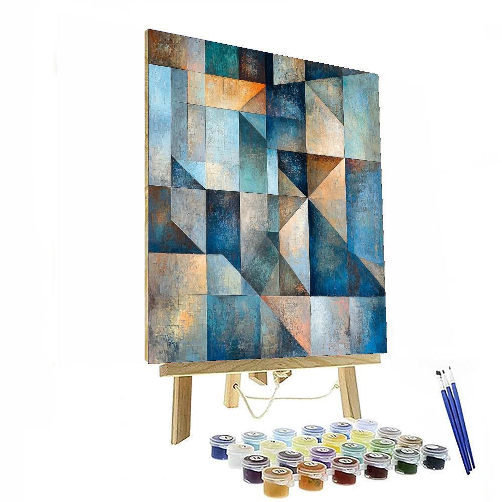 Paul Cézanne Inspired Serenity In Shapes  Paint By Numbers Kits