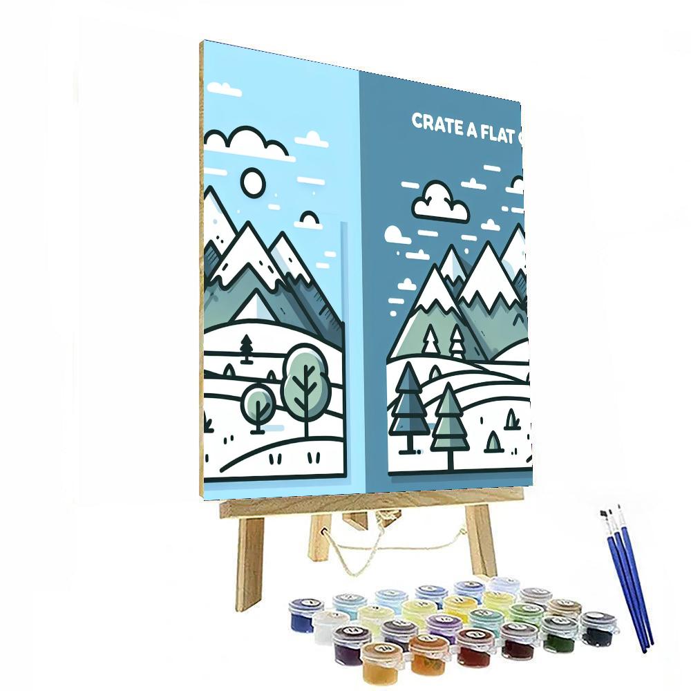 Magical Mountain Majesty Paint By Numbers Art