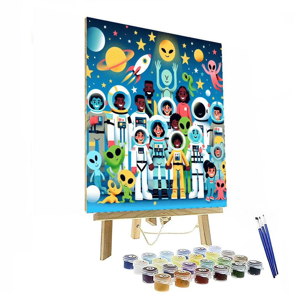Cosmic Adventure Playground Numbered Painting Kits